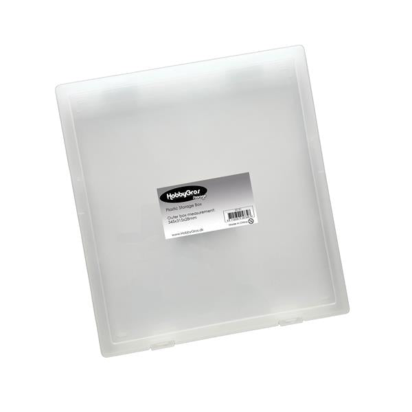 HobbyGros Storage "Plastic Storage Box - For Scrapbooking Paper"