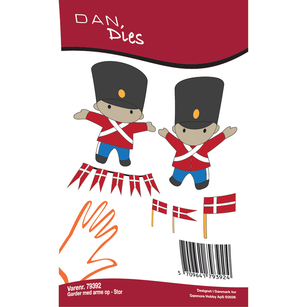 Dan Dies Garder med arme op - Stor