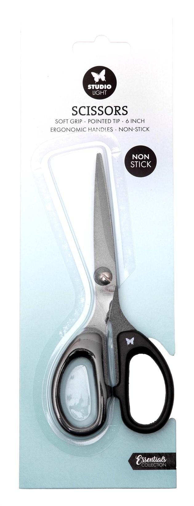 Studio Light Scissor Soft grip, pointed tip, non stick, 6 Inch /15cm SL-TO-SCIS04