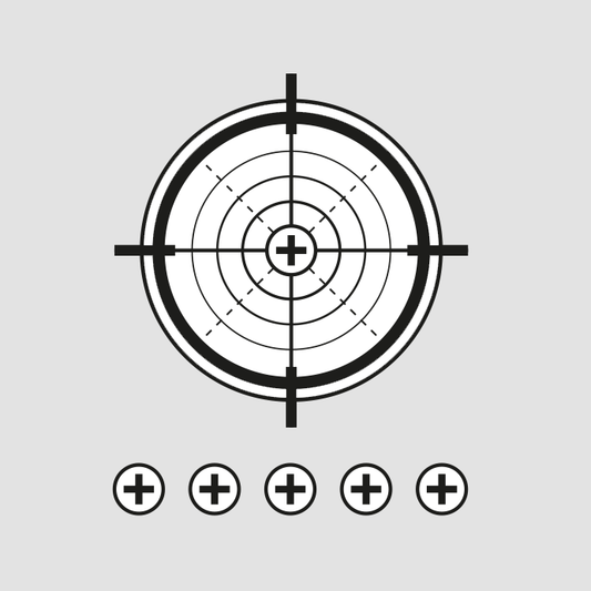 Design5 stempel  skydeskive