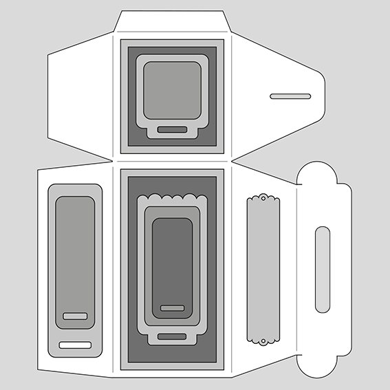Design5 GaveBOX – Cutting Die