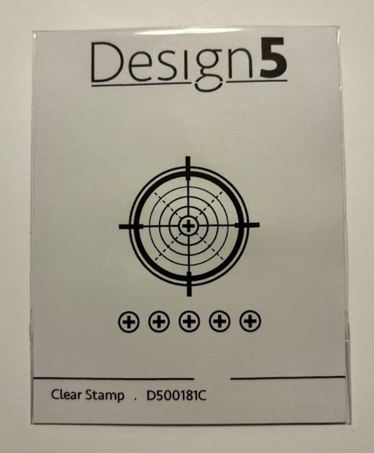 Design5 stempel  skydeskive