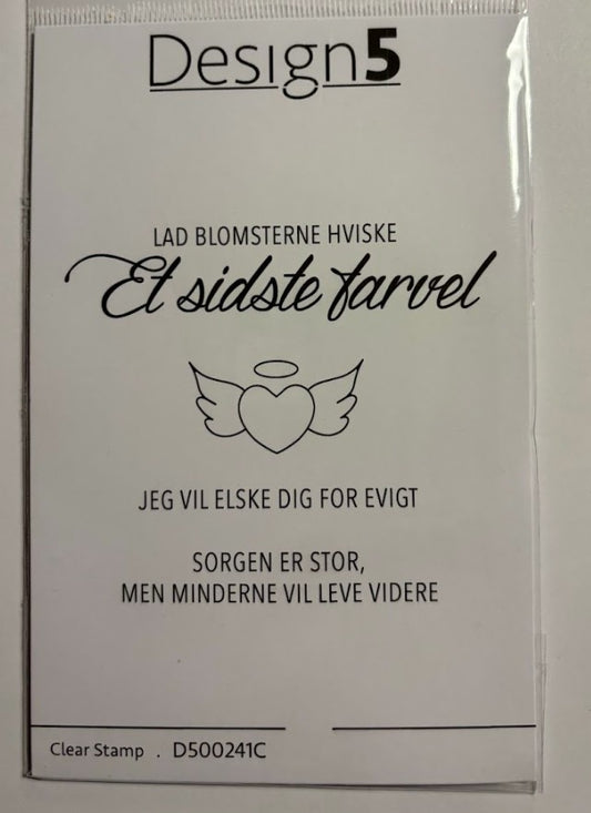 Design5 stempel et sidste farvel