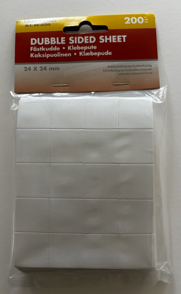 Dobble sided sheet klæbepude 200stk.