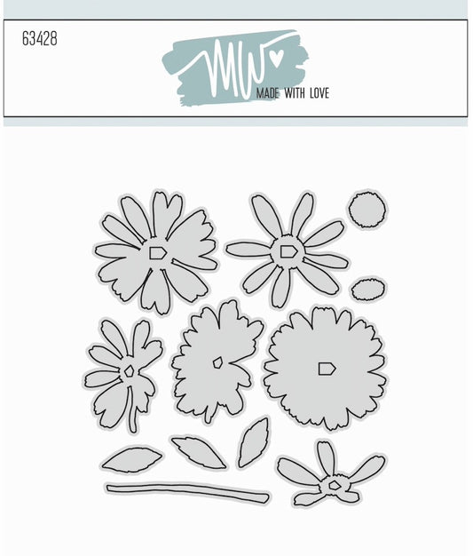 Dies Made With Love - Flowers - Daisies