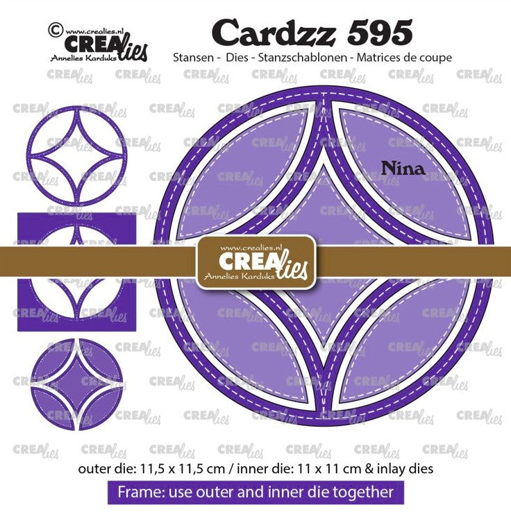 Cardzz stansen no. 595, Frame og inlay Nina
