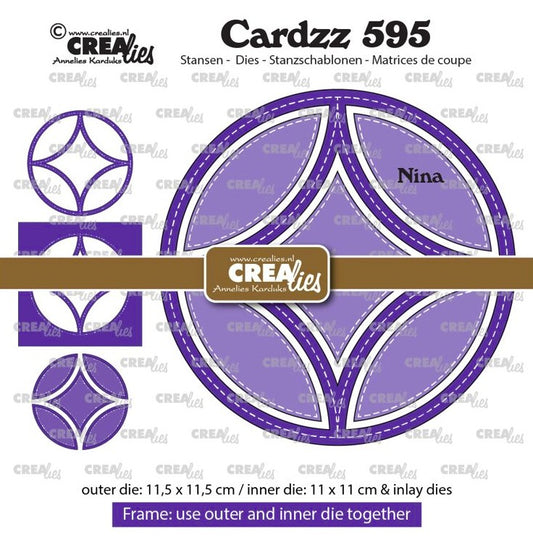 Cardzz stansen no. 595, Frame og inlay Nina