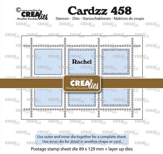 Cardzz stansen no. 458, Postage stamp sheet rectangle 6