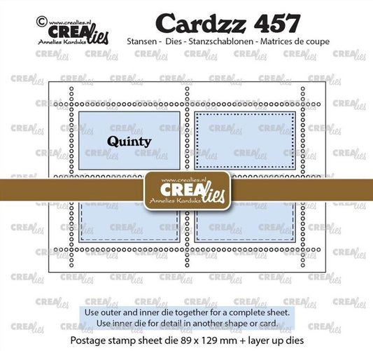 Cardzz stansen no. 457, Postage stamp sheet rectangle 4