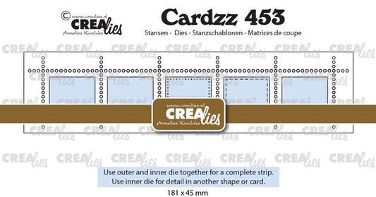 Cardzz stansen no. 453, Postage stamp  strip XL 5