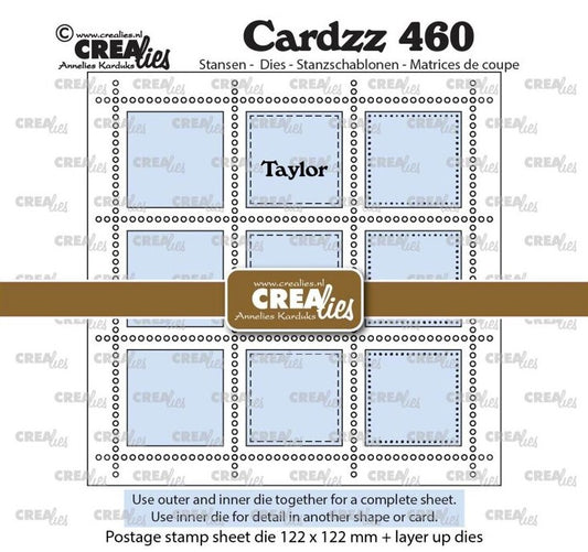 Cardzz stansen no. 460, Postage stamp square 9