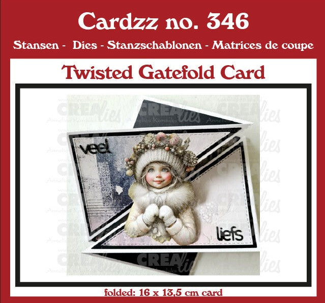 Cardzz dies no. 346, Twisted Gatefold Card