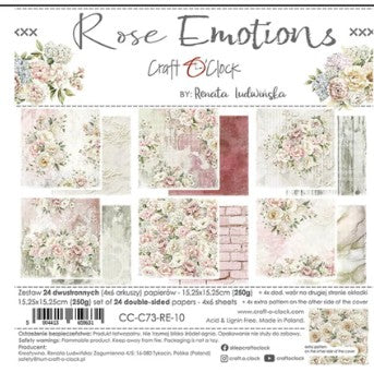 Craft O'Clock Paper Pack "Rose Emotions"