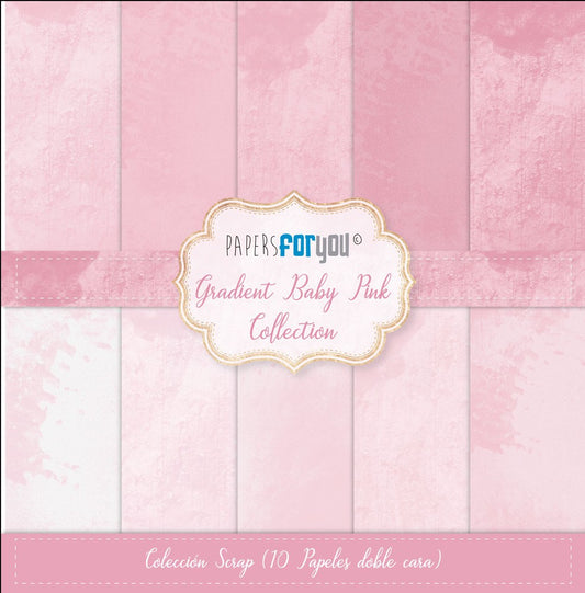 Scrapark 12' x 12' pakke Papers for you pink