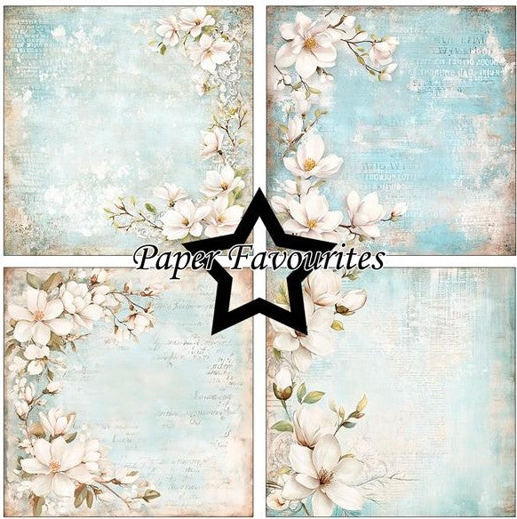 Paper Favourites Paper Pack "Dusty Blue Magnolia"