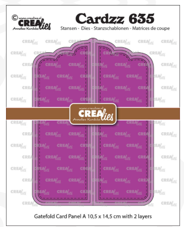 Cardzz dies no. 635, Gatefold card Panel A
