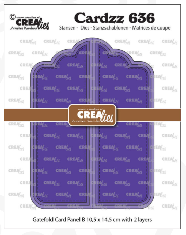 Cardzz dies no. 636, Gatefold card Panel B