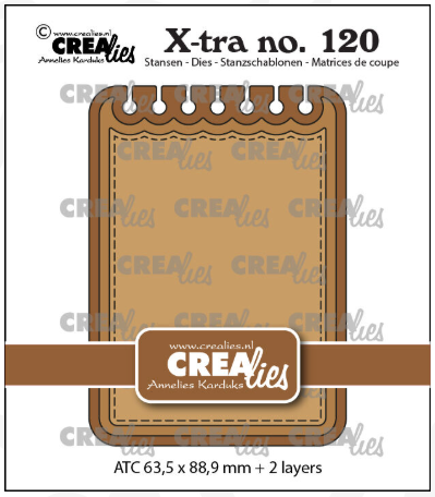 X-tra stansen no. 120, ATC notebook horizontaal
