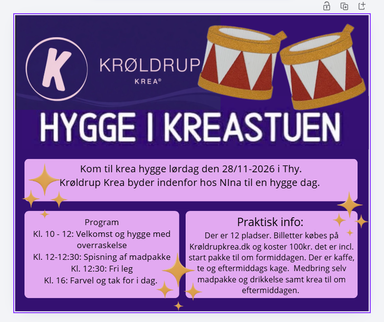 Hygge arrangement den 28/11-2026 i Thy