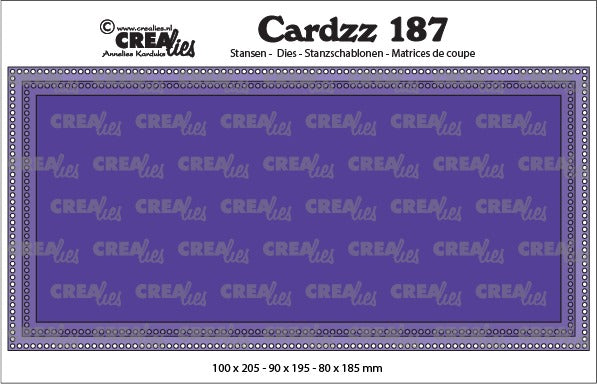 Dies Crealies Cardzz stansen 187