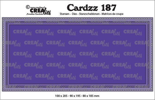 Dies Crealies Cardzz stansen 187