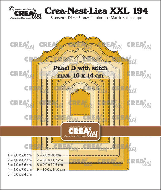 Crea-Nest-Lies XXL dies no. 194, Panel D stitch