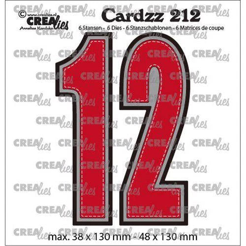 CREAlies Cardzz Die Set  Numbers 1 og 2