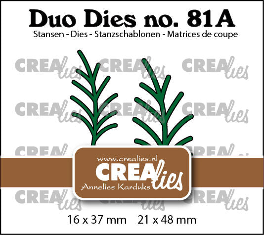 Duo Dies no. 81a, Leaves 24a Branches (mirror image)