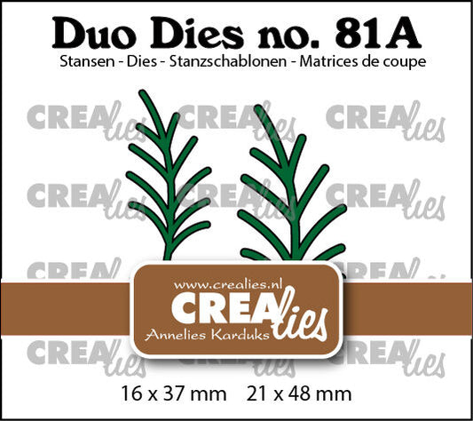 Duo Dies no. 81a, Leaves 24a Branches (mirror image)