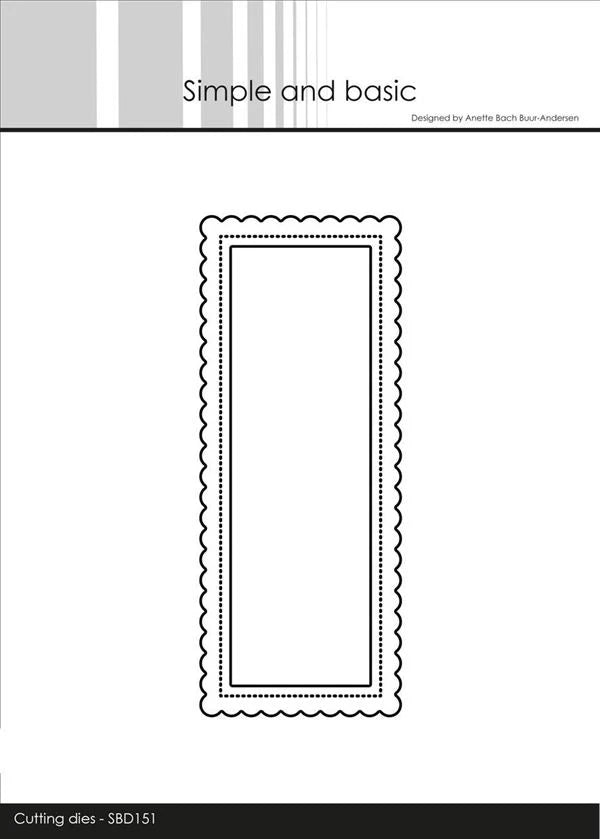 Simple and Basic Die - Mini Slim Card Add-On