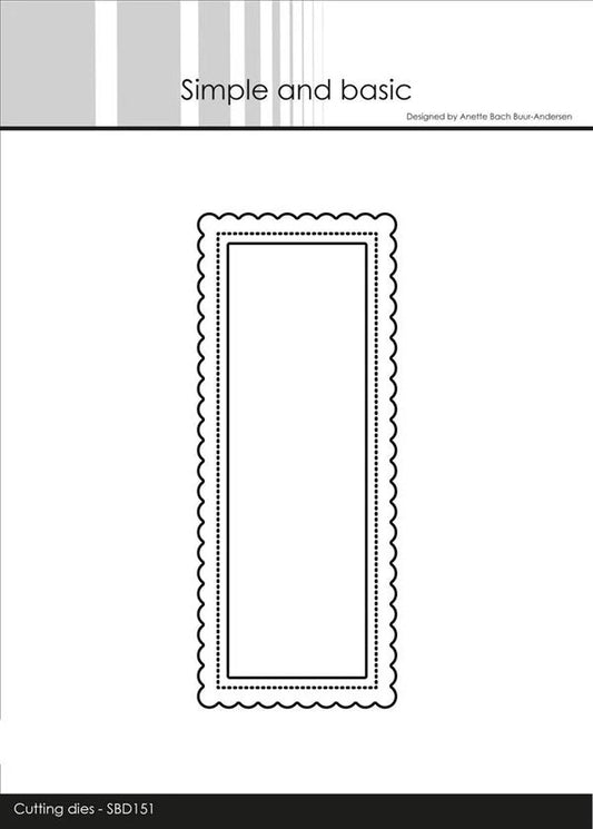 Simple and Basic Die - Mini Slim Card Add-On